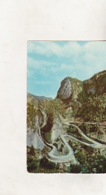 bnk cp Serpentina la Cheile Bicazului - Vedere - uzata foto