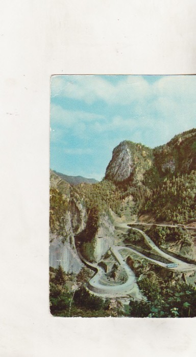 bnk cp Serpentina la Cheile Bicazului - Vedere - uzata