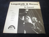 Joe Longstreth/John Escosa-Longstreth&amp;Escosa In Concert _vinyl,LP_ Carriage(SUA), Clasica