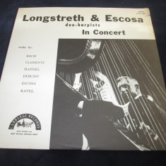 Joe Longstreth/John Escosa-Longstreth&Escosa In Concert _vinyl,LP_ Carriage(SUA)
