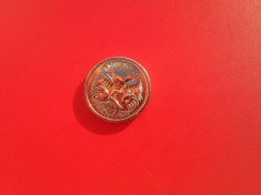 5 centi 2005-AUSTRALIA-UNC-luciu de batere foto