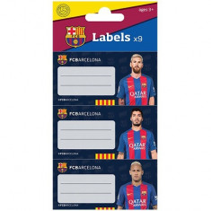 Etichete caiet FC Barcelona 9 buc foto