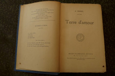 Terre d&amp;#039;amour de J. Kessel Ed. Ernest Flammarion Paris 1927 foto