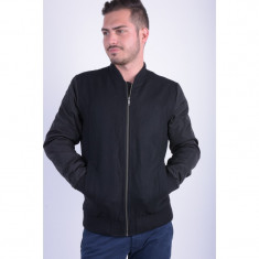 Jacheta Scurta Bomber Jack&amp;amp;Jones Aston Negru foto