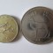 Lot 2 monede colectie:100 Shilingi Tanzania 1994+1 Pound Irlanda 2000