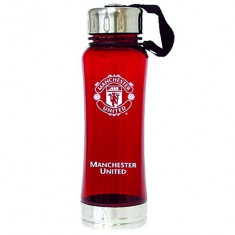 Sticla pentru apa FC Manchester United transparenta foto