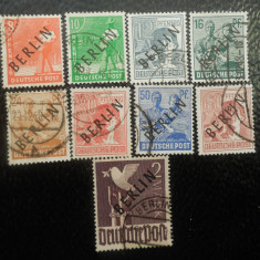 Timbre Germania | Timbre BERLIN WEST 1948-LOT STAMPILATE