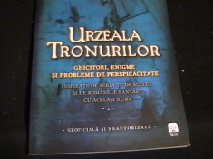 URZEALA TRONURILOR-GHICITORI, ENIGME SI PROB. DE PERSPIC- TIM DEDOPULOS- foto