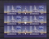 ROMANIA 2009 LP1831 a - 100 ANI ROMGAZ MINICOALA DE 6 TIMBRE + 3 VINIETE MNH, Nestampilat