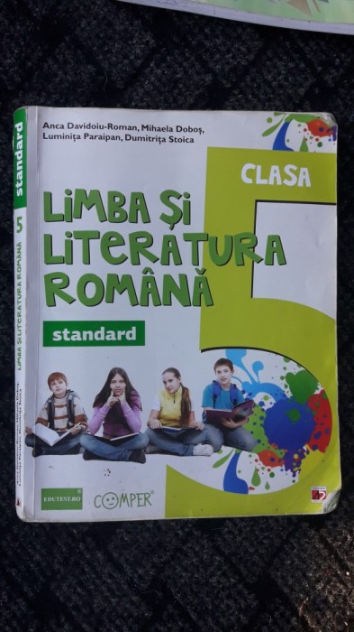 LIMBA SI LITERATURA ROMANA CLASA A V A , DAVIDOIU ,DOBOS,STOICA ,PARAIPAN