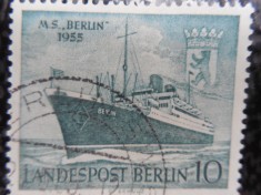BERLIN WEST-VASUL BERLIN-Mi 126-STAMPILAT foto