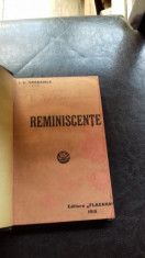 REMINISCENTE - I. L. CARAGIALE foto