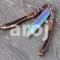 CUTIT. Briceag Fluture Balisong Butterfly.CSGO Rainbow Fade