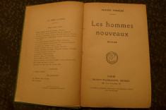 Les hommes nouveux de Claude Farrere Ed. Ernest Flammarion Paris 1922 foto