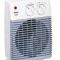 Aeroterma Fakir Cosy, 2000 W, 2 trepte de putere, Termostat reglabil, Carcasa izolata impotriva stropilor de apa, Protectie supra-incalzire, Alb/gri