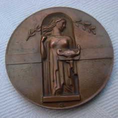 Medalie din bronz Benignitatis Humanae Finlandia Memor 61 grame anul 1935