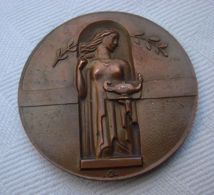 Medalie din bronz Benignitatis Humanae Finlandia Memor 61 grame anul 1935