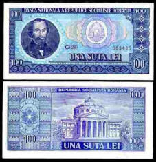 Romania 1966 - 100 lei UNC foto