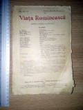 Cumpara ieftin REVISTA -VIATA ROMANEASCA - NR.11,12 - 1925, 37 1/3, Alb