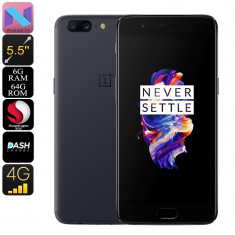 OnePlus 5 Android Phone 64 GB (Gray) foto