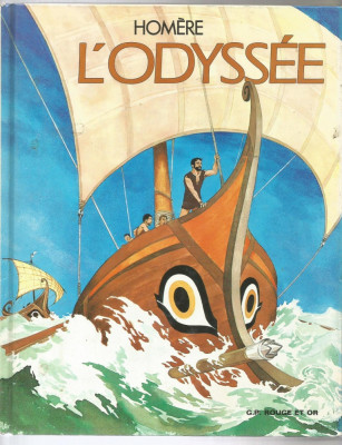 H(00) Homere-L odyssee -carte in limba franceza foto