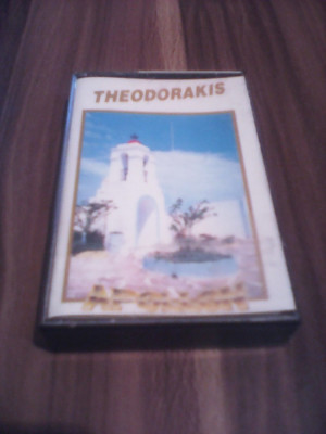 CASETA AUDIO THEODORAKIS ORIGINALA GRECIA RARA!!!! foto