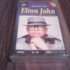 CASETA AUDIO ELTON JOHN-GREATEST HITS ORIGINALA EUROSTAR RARA!!!!