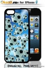 Husa iPhone 5 5S 5G SE 3D Imagine dinamica Mingi fotbal foto
