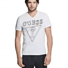 Tricou GUESS Alb - Tricouri Barbati - 100% AUTENTIC foto