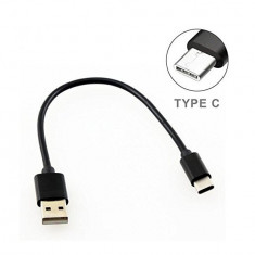 Cablu de date si incarcare USB 3.1 Type C - USB 2.0 tata lungime 20cm foto
