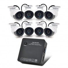 8 Channel HD Network Video Recorder System foto