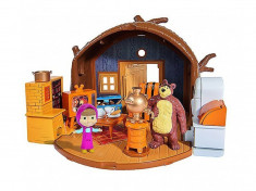 Set de joaca cu figurine Masha si Ursul, Casuta ursuletului, foto