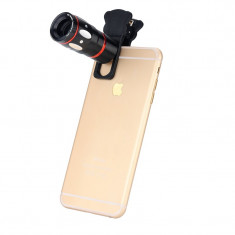 Universal 4-in-1 Smartphone Lens Kit (Black) foto