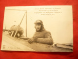 Ilustrata Pilot in Avion tip Bleriot , anii &#039;20, Necirculata, Fotografie
