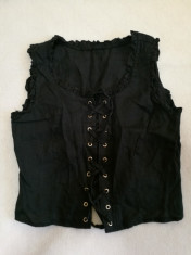 Maieu tip corset gothic panza de in foto