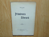 PRIMAVARA LITERARA - SOVEJA ANUL 1914