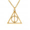 Pandantiv / Colier / Medalion HARRY POTTER Deathly Hallows Triangle Triunghi