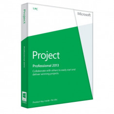 Microsoft Project Professional 2013 - in limba Romana sau Engleza foto