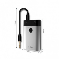 Emitator si receptor audio Bluetooth, Jack 3.5 mm, APT-x, Reiie foto