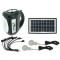 Kit Panou Solar 2 Becuri incarcare telefon Radio USB MP3 lanterna lampa GD8009