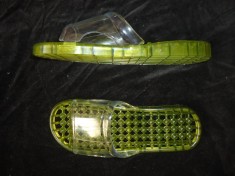 PAPUCI FEMEI SILICON KAKI SLAPI GAURELE MEDICINALI DUS PLAJA CASA MASAJ SLABIT