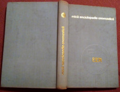 Mica Enciclopedie Onomastica - Christian Ionescu foto