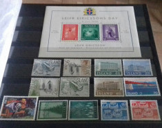 Islanda 5 emisiuni mnh+colita 1938 mnh foto