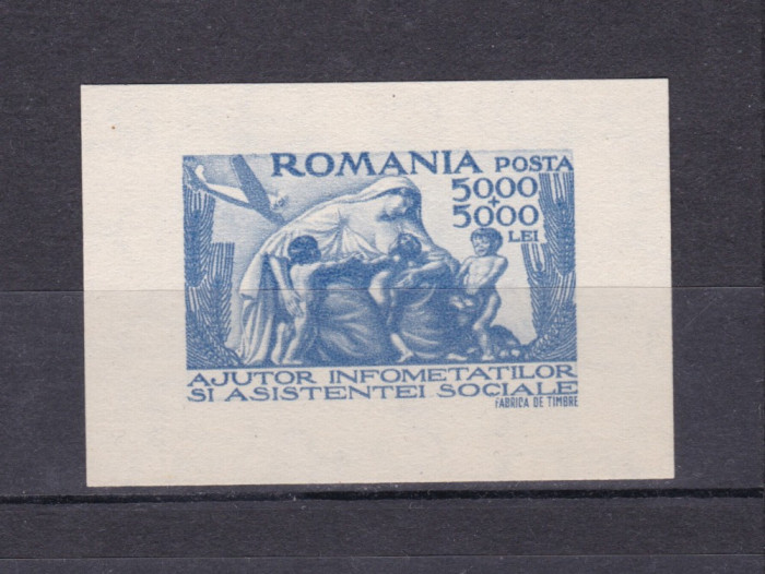 1947 - Colita SECETA - colita nedantelata - MNH - LP 207