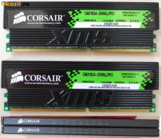 Corsair PC3500 2 GB kit (2x1GB) DIMM DDR Memory (cmx1024-3500llpro) foto