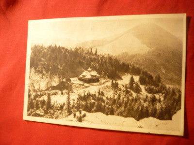 Ilustrata Muntii Bistritei- Rarau - Cabana CCS ,circulat 1956 foto