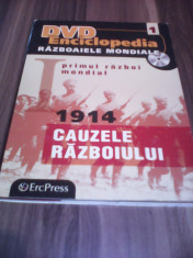 DVD ENCICLOPEDIA RAZBOAIELE MONDIALE VOL 1 -1914 CAUZELE RAZBOIULUI foto