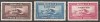 SD Romania 1930 LP84a-C.Raiu -PA,supr. 8 IUNIE 1930, fil.oriz.,seria 3 val. ,MNH, Nestampilat