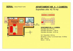 garsoniera, str Nicolae Labis nr 52- pret: 32812.50 Euro, 42.75 mp foto