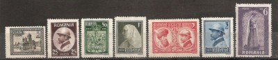 SD Romania 1922 LP73-Incoronarea lui Ferdinand I la Alba, seria de 7 val. , MNH foto